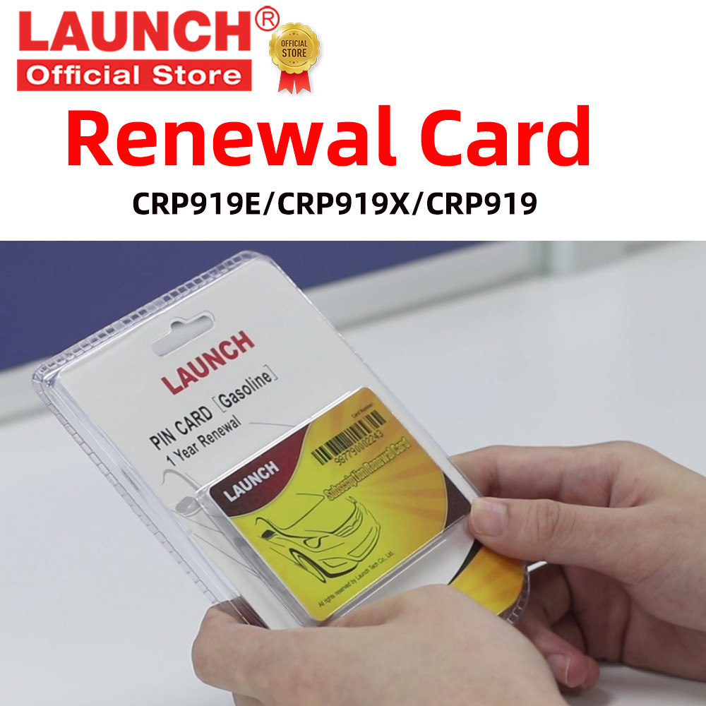 LAUNCH Official - 1 Year Renewal Card for X431 CRP919E/CRP919X/X431 PRO ELITE/CRP919E BT Contact Sel