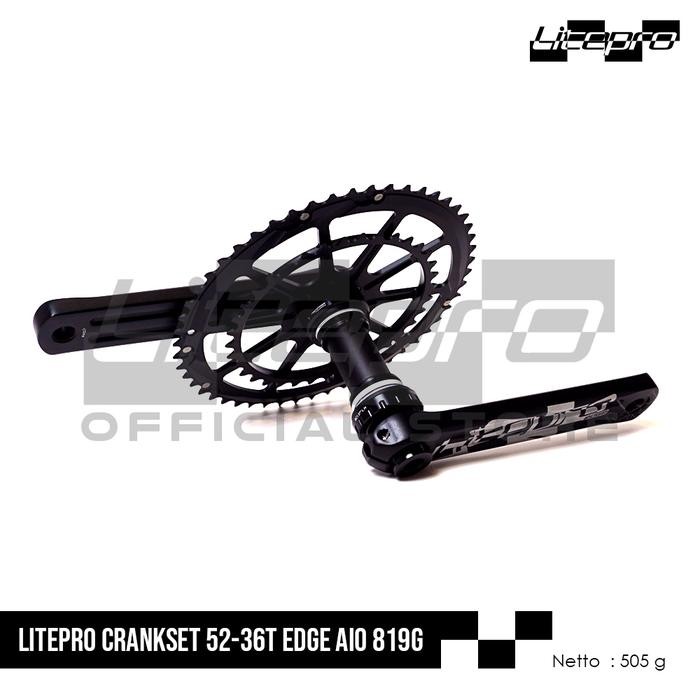 LITE CRANKSET 52-36T EDGE AIO 819G