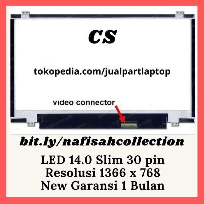 LCD LAPTOP HP RTL8723DE LED 14.0 SLIM 30 PIN GARANSI