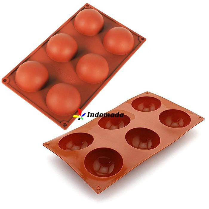 

Promo Indomada Cetakan Silikon 6 Setengah Mini Bola 6.8 Cm Half Ball Dome Puding Coklat Es Rice Cake