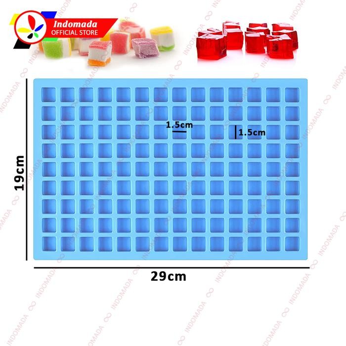 

Promo Cetakan Silikon 128 Kotak Kecil 1.5 X 1Cm Puding Coklat Es Batu Permen Berkualitas