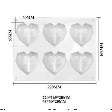 

Promo Cetakan Silikon Puding Cake Coklat Es Kue Silicone Jelly Mini Amore Berkualitas