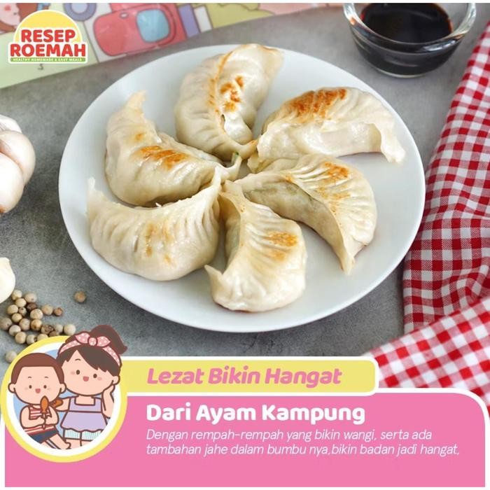 

BOOM SALE Resep Roemah Potstickers Gyoza / Kids Frozen Food / Healthy No MSG Kode 747