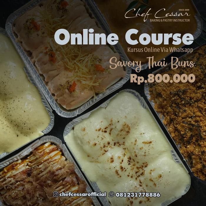

TERPERCAYA Kursus Online Savory Thai Buns Kode 312