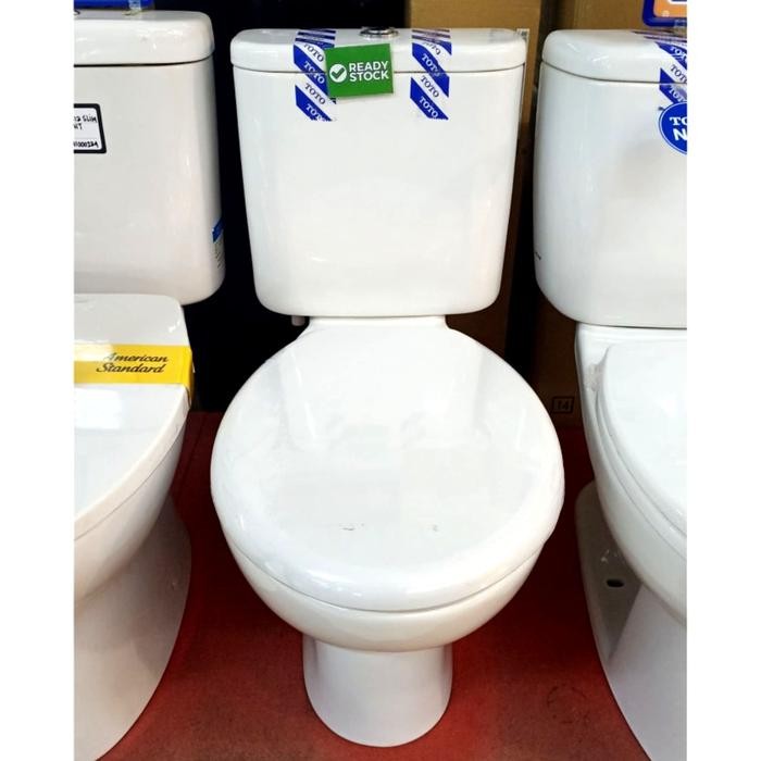 Toto - Closet Kloset Toilet Duduk Cw 637 J Cw637J Complete Set White