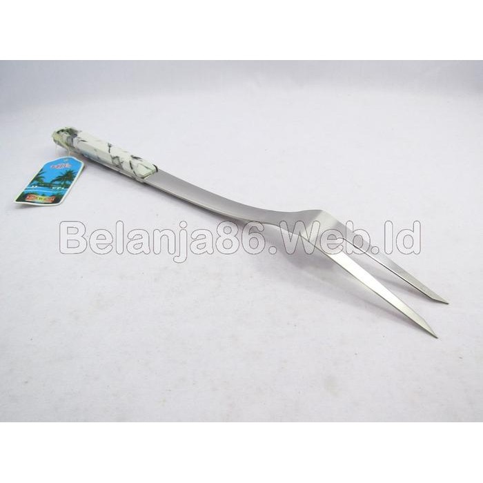 Garpu Jumbo 35 - Garpu Daging Barbeque 2 Mata Ss