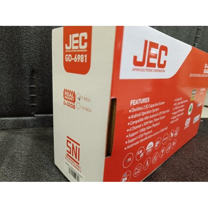 Promo Headunit Android Jec Gd-6981 9/10 Inch Ram 2/32Gb Best Quality