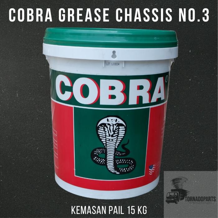COBRA CHASSIS GREASE HIJAU MINYAK GEMUK 1 PAIL 15 KG