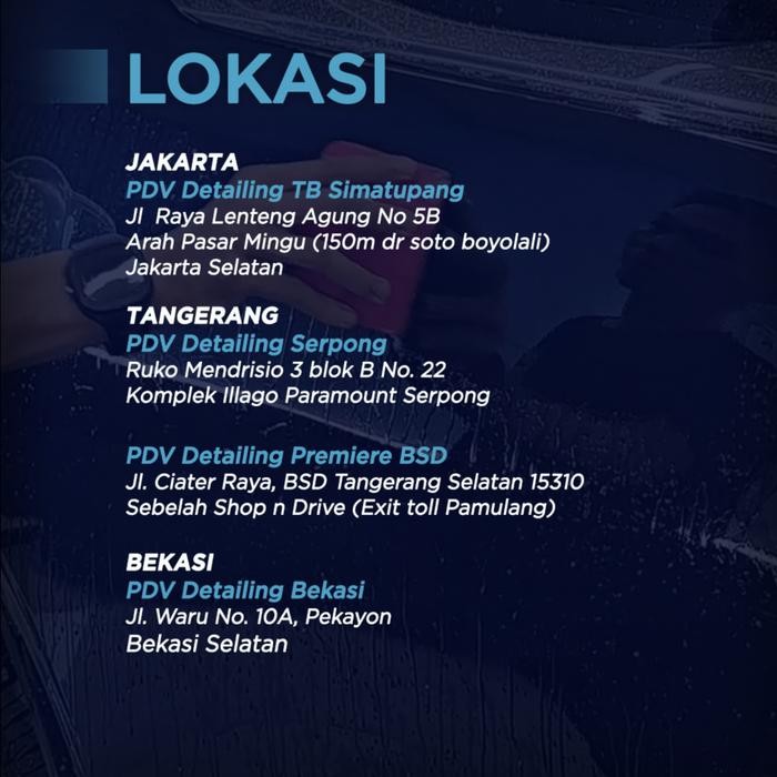 PDV PPF PAINT PROTECTION FILM MOTOR