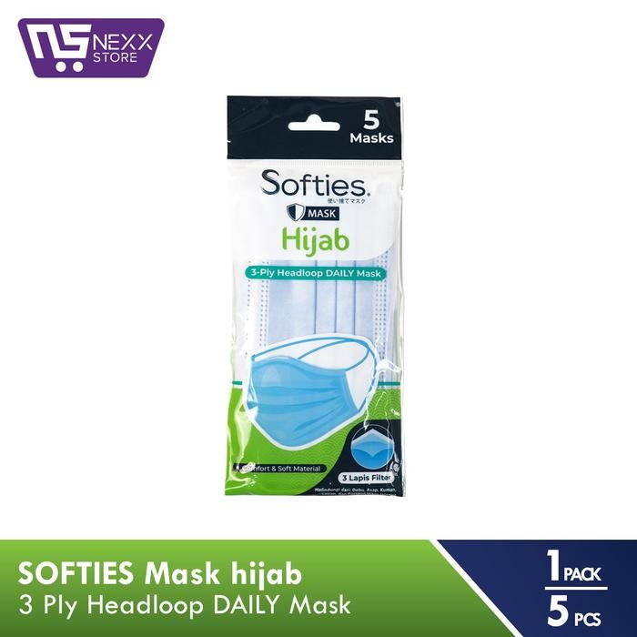 MARI MILIKI- SOFTIES FOR HIJAB -- DAILY MASKS / 5 PCS MASKER