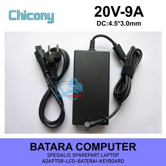 Adaptor Arger Icony 20V 9A Dc 4.5 Msi Gf65 Thin 10Ue A15-180P1A
