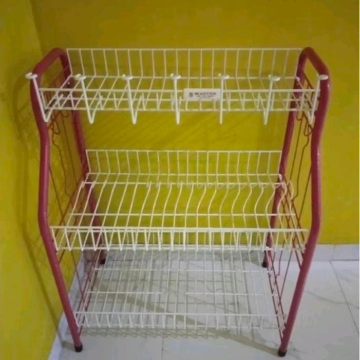 RAK PIRING 3 SUSUN RAK SUSUN MASTER RAK PIRING BESI MASTER