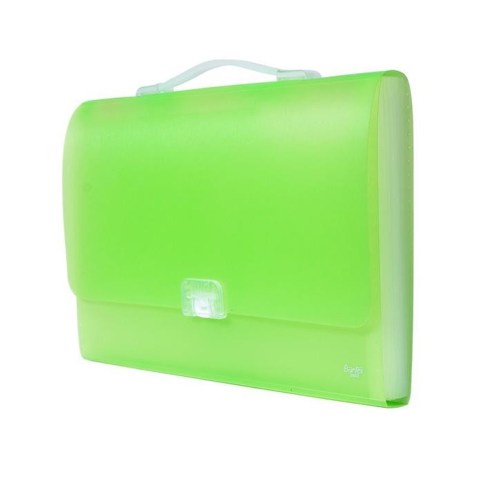 

NEW! BANTEX EXPANDING FILE WITH HANDLE FOLIO GRASS GREEN 3603 15