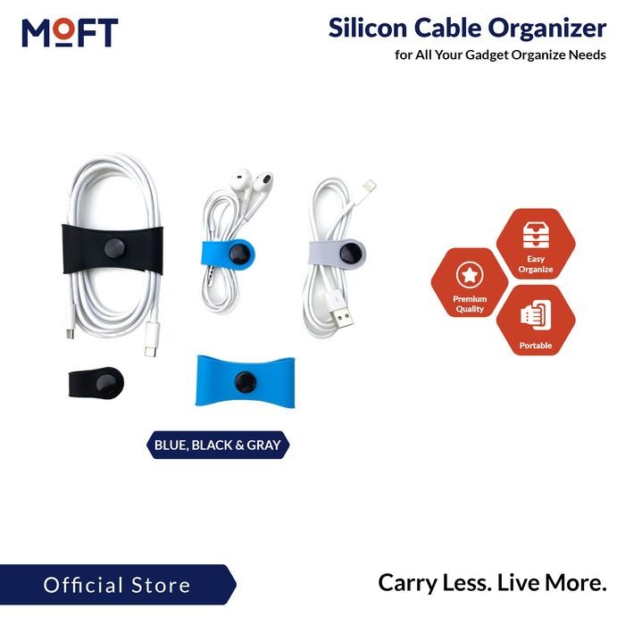 

MOFT Silicone Cable Organizer Flexible Cable Management Storage
