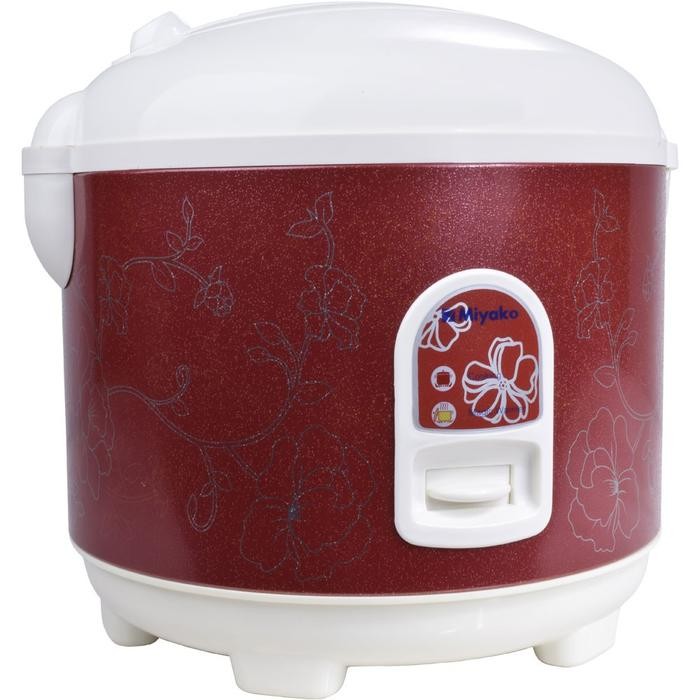 Miyako Magic Com 1.8 Liter 3In1 395 Watt - Mcm528Bgs Rice Cooker Warmer Pemasak Nasi Murah Merah