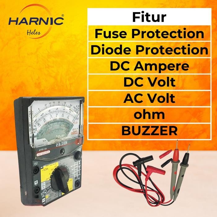 Terpopuler Multitester Heles Analog Ux-75 Tr Buzzer