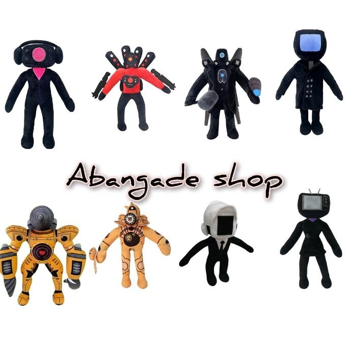 boneka skibidi toilet mainan boneka speaker man