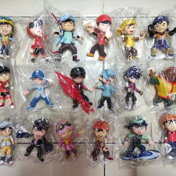 Action Figure Boboiboy Mainan pajangan Boboiboy Random