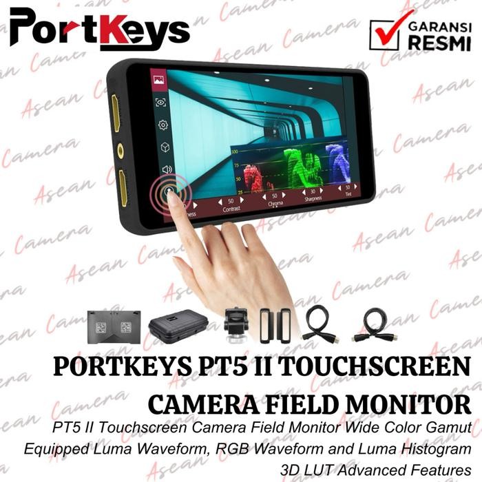 Portkeys PT5 II Touchscreen Camera Field Monitor 4K HDMI