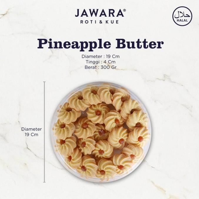 

JAWARA Pineapple Butter Cookies / Kue Kering Butter 300 Gr