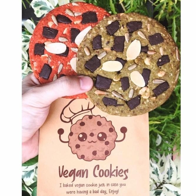 

Vegan / Vegetarian Granola Cookies - Red Velvet / Teh Hijau / Mix