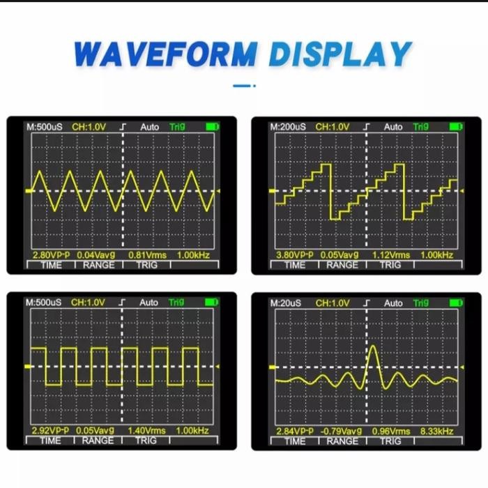 Unik Multimeter Oscilloscope Digital Graphical Multimeter Portable 2 In 1