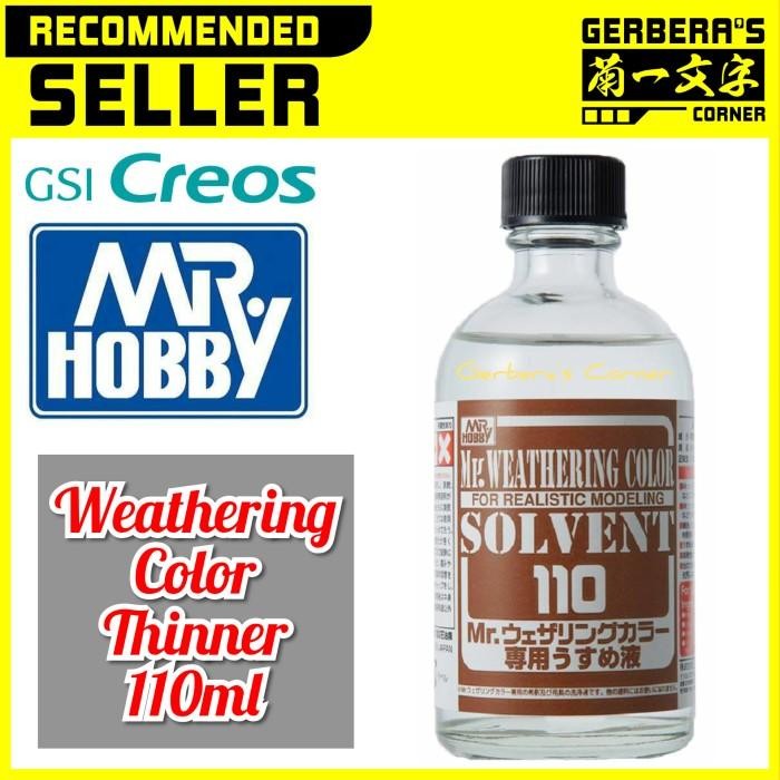 

WCT101 Weathering Color Thinner 110ml Panel Accent Thinner Mr. Hobby