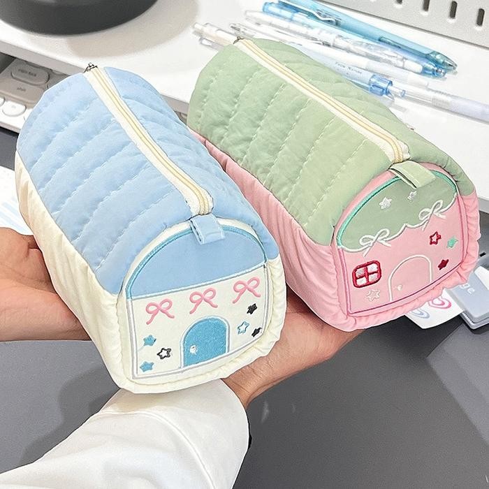 

LITTLE DAISY WANDA Pencil Case / Kotak Pensil Aesthetic Korean Style / Kotak Pensil Puffy Premium /