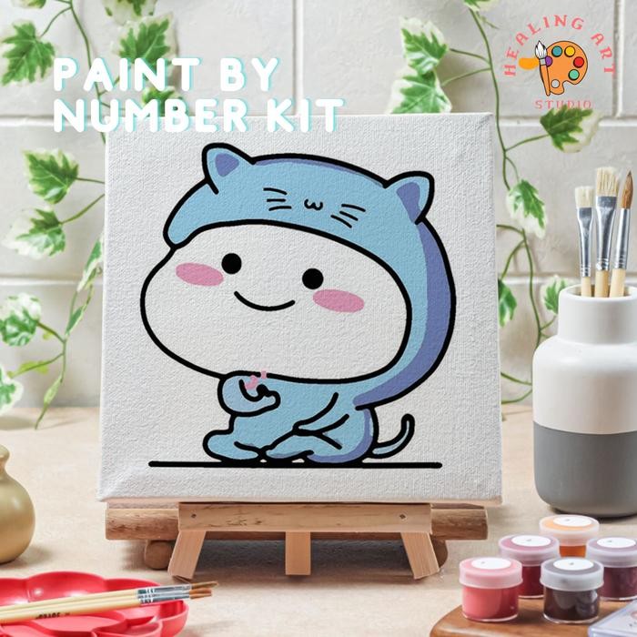 

Paint by number pentol versi 3 canvas 20x20 cm painting kit