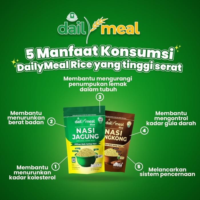 

NASI JAGUNG DAILYMEAL 1KG BERAS DAILY MEAL CORN RICE