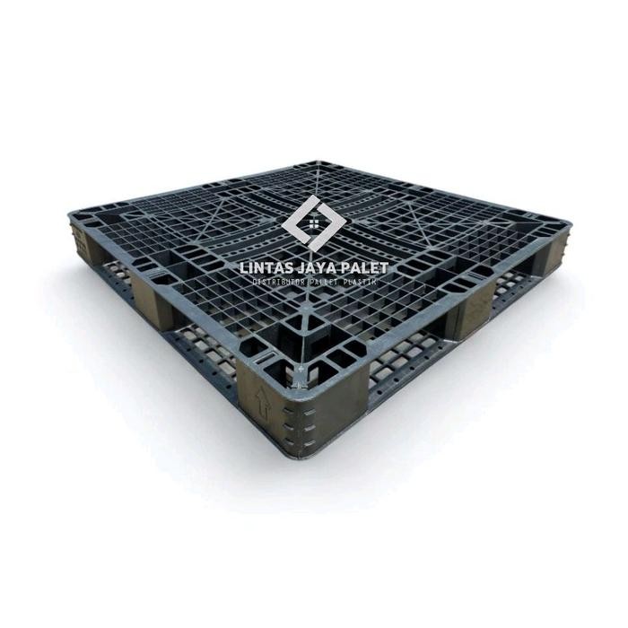 

Pallet Plastik Ukuran 110x110x12 cm Palet plastik tatakan barang kapasitas 1 ton