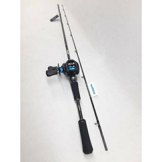 Satu paket Set Reel Dan Joran BC Shimano PANZAR 166M 2 Dan Reel BC