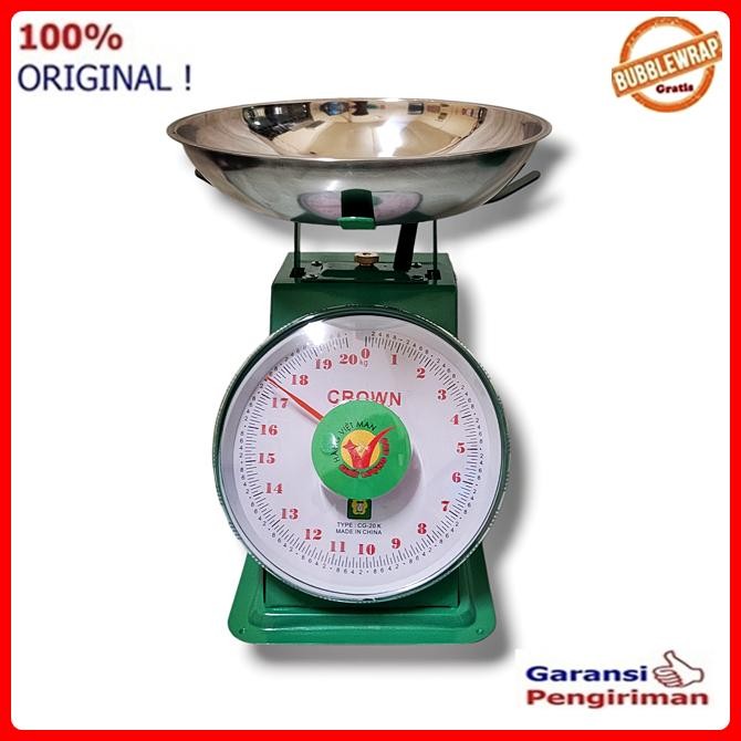 Timbangan Duduk Timbangan Buah 20 Kg Crown