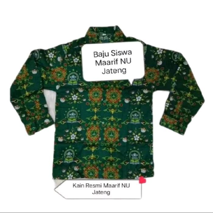 (Expert) Baju Batik Siswa RESMI LP Maarif NU Jateng Seragam
