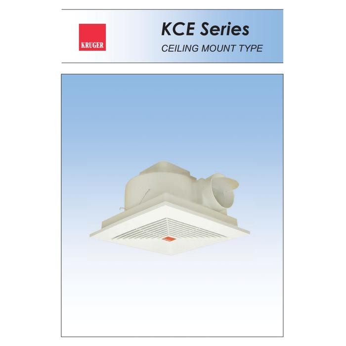 Exhos plafon KRUGER 6,4inc KCE 160X 28watt/1045rpm 50/60hz 220v 1ph