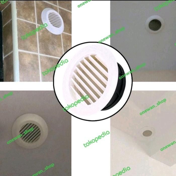 penutup ventilasi udara bulat 6 in dinding / plafon