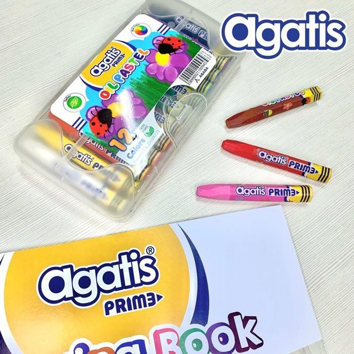 

CRAYON AGATIS PRIME OIL PASTEL JUMBO 12 COLOUR