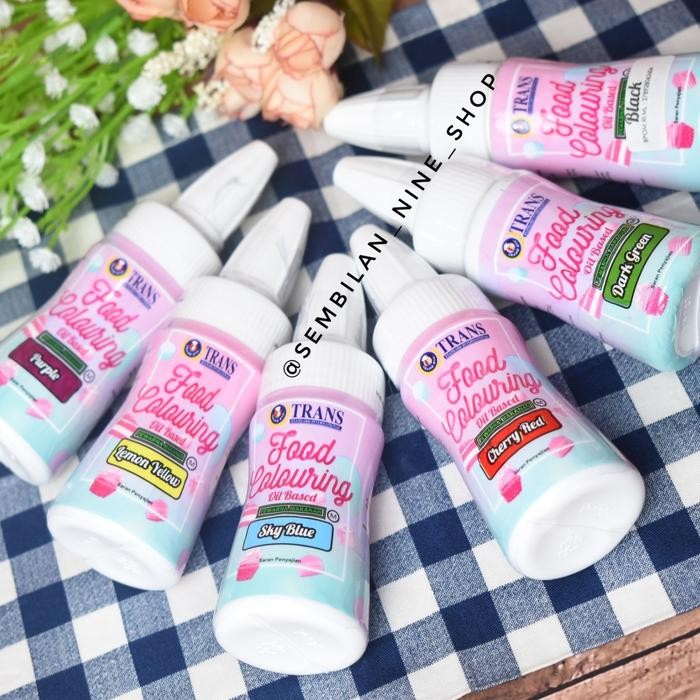 

FyZ TRANS FOOD COLOURING OIL BASED 50 Gram Pewarna Makanan Food Grade