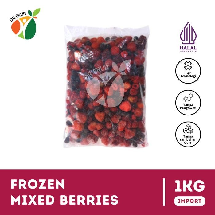 

Glx Buah Mix Berry Beku Frozen Mixed Berries (IQF) 1 KG