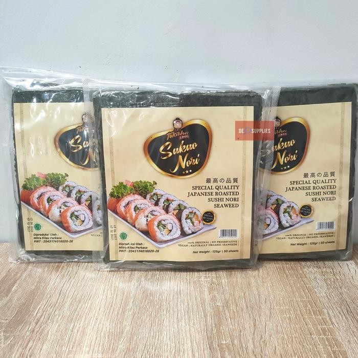 

Glx Sakao Sushi Nori Seaweed Special Grade 50 Sheet Lembar Rumput Laut
