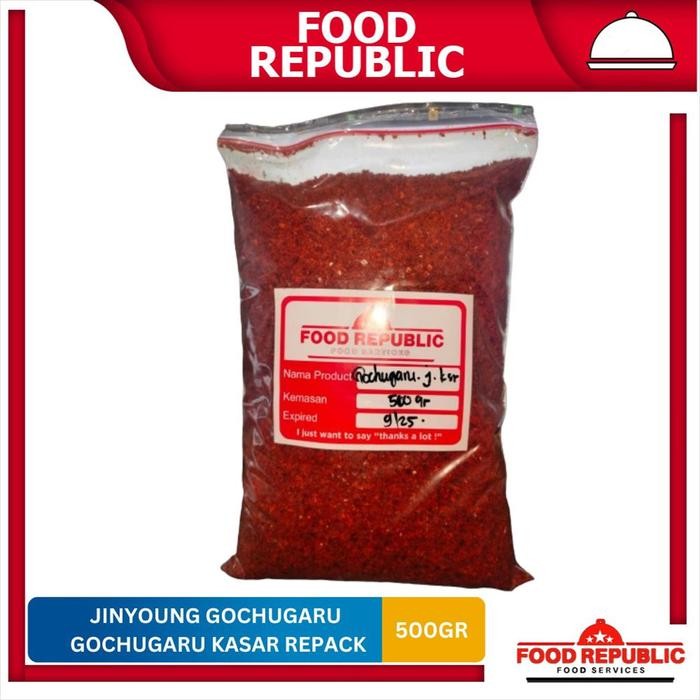 

Glx GOCHUGARU KASAR KOREA REPACK 500 GR / BUBUK CABE KOREA JINYOUNG KIMCHI