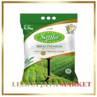 

LJ MARKET BERAS SANIA 2,5 KILOGRAM (2.5 KG) BERAS KEMASAN KECIL BERAS