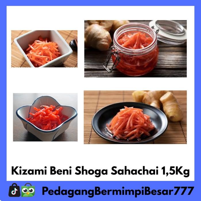 

Gdh Kizami Beni Shoga Sahachai 1,5Kg Benishoga Acar Jahe