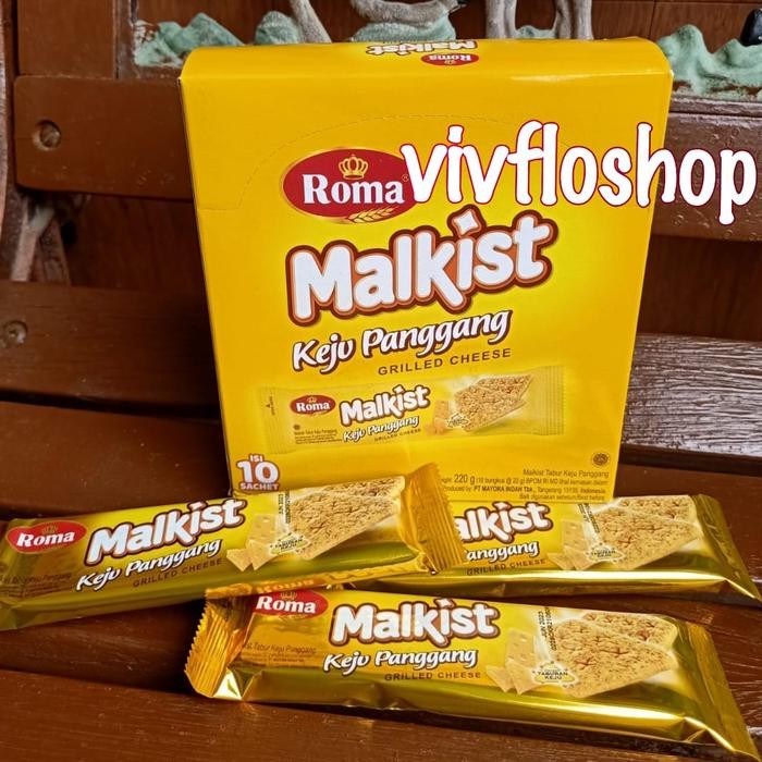 

Ger Roma Malkist Keju Panggang (Box isi 10)