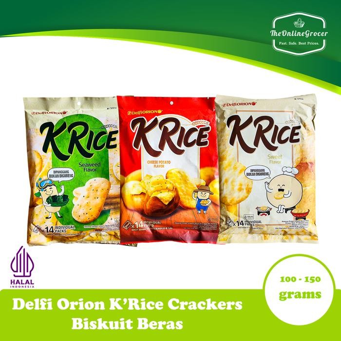 

Ger Delfi Orion O'rice Rice Crackers - Crackers Beras - Krekers Beras