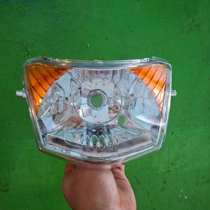 Reflektor Lampu Depan Supra Fit New Fit X Fit S Hitam Orange Gratisongkir