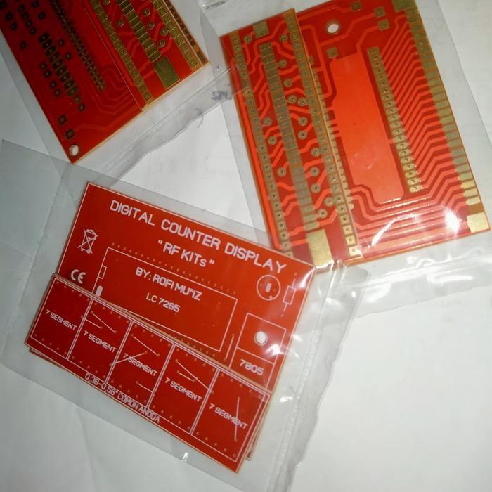 PCB Dital counter Display fm Tuner masih ready