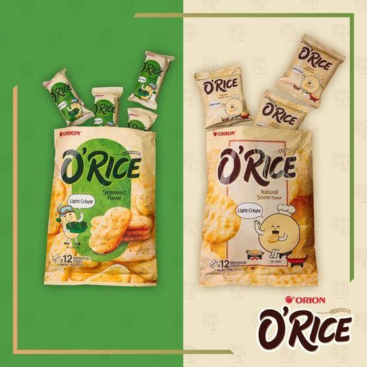

Ger Delfi Orion O'Rice Krekers Beras Isi 14 Individual Packs