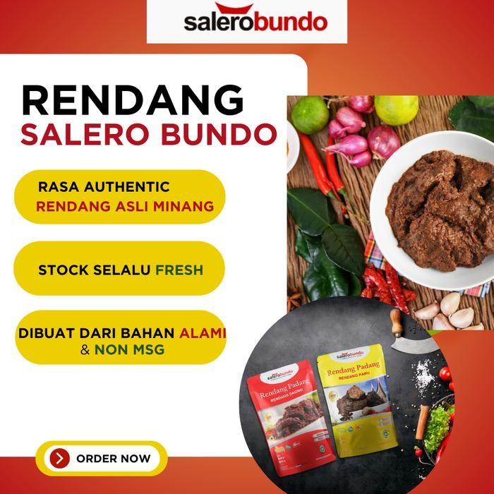 

Gdh TERLARIS RENDANG PARU PADANG SALERO BUNDO 1/4 KG