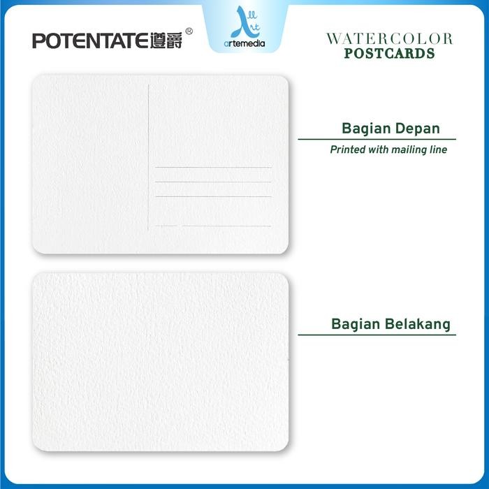 

Potentate Watercolor Paper Cotton Postcard Metal Boc Kertas Cat Air Gratisongkir